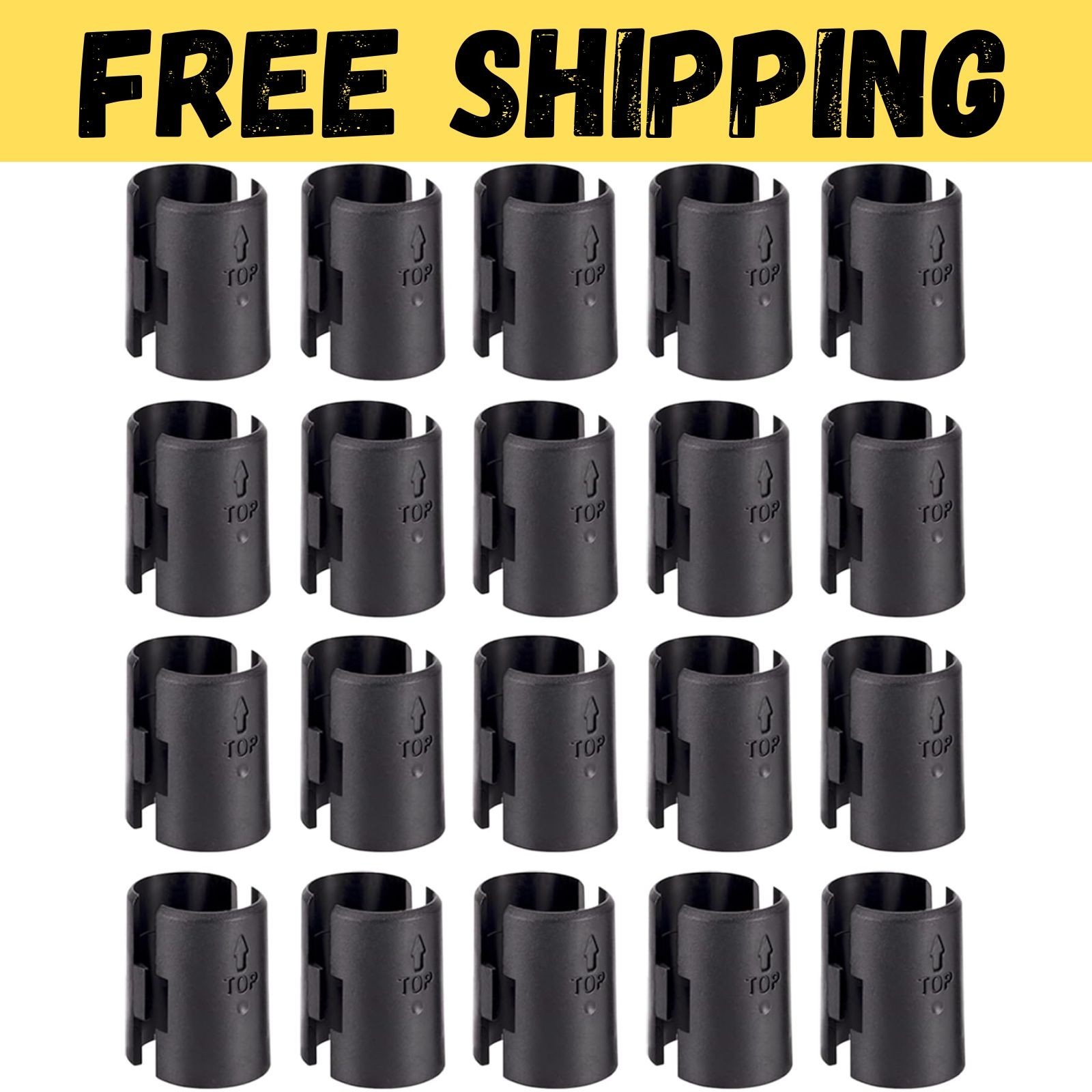 Wire Shelf Clips,40-Packs Wire Shelving Shelf Lock Clips for 1″ Post- Shelving S