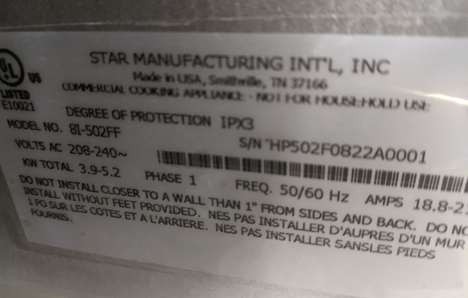 Star 502FF (QUICK-SHIP) Star-Max(R) Hotplate