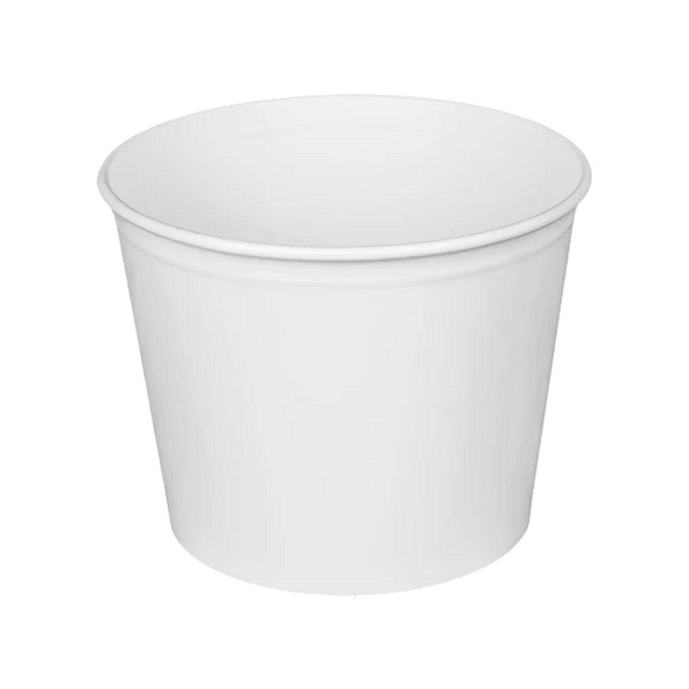 Karat CFB85W 7.36″ Dia x 6″h 85 oz Paper Food Bucket – White (180/CT) New