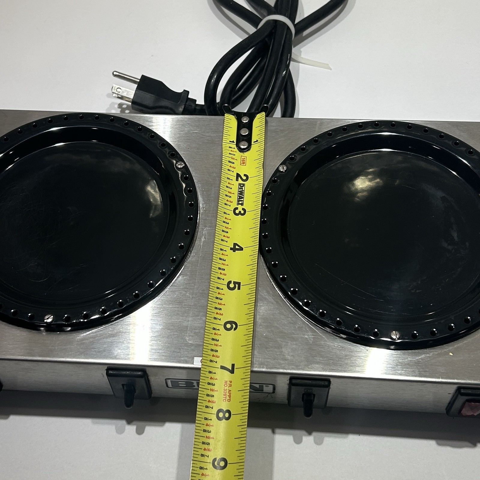 BUNN WX-2 Commercial Stainless Steel Dual Coffee Pot Warmer – Tested Works