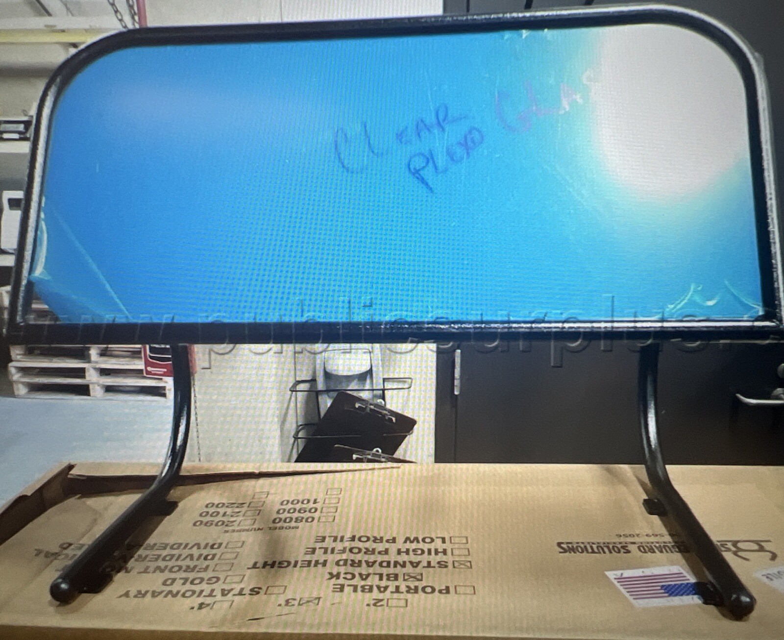 Sneeze Guard Food Portable Foldable 3’ meets service & self service requirement