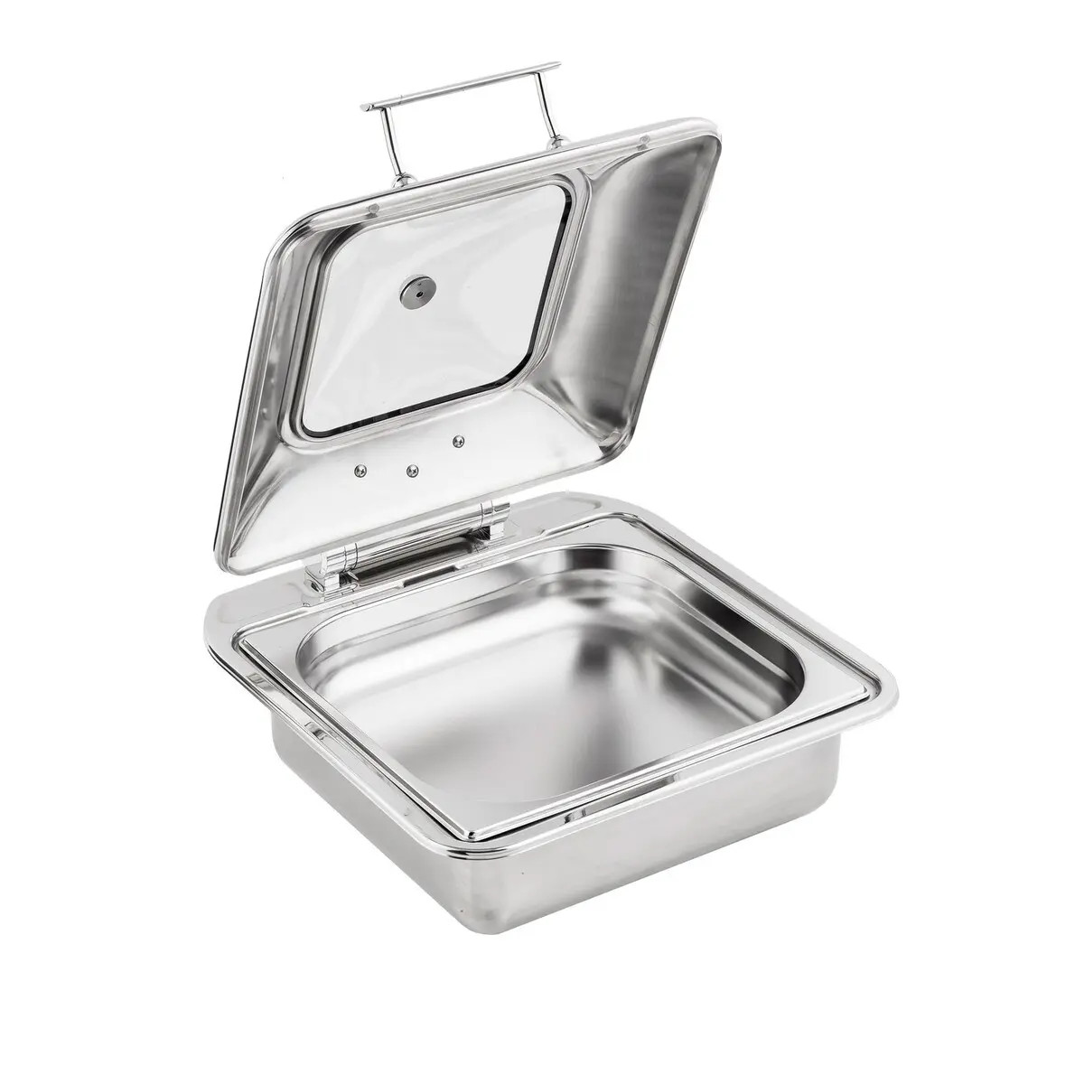 TableCraft CW40163 6 Qt. Induction Round Chafer Dish w/ Two-Thirds Size