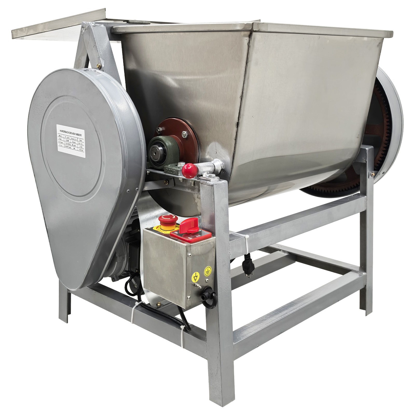 33lbs 110V Commercial Electric Dough Mixing Machine 15QT Food Stuffing Mixer