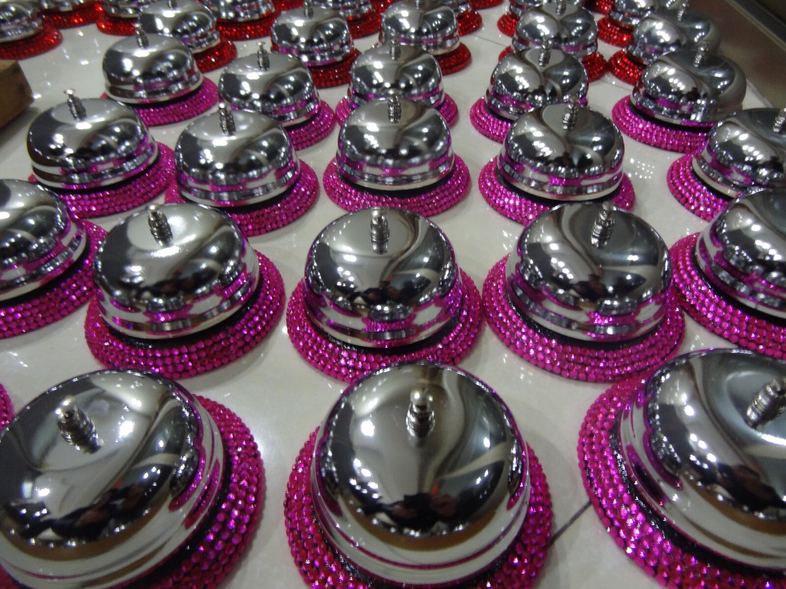 Bunco Call Bell Rhinestones 4″ Teacher Gift, Office Reception, Ring for Service