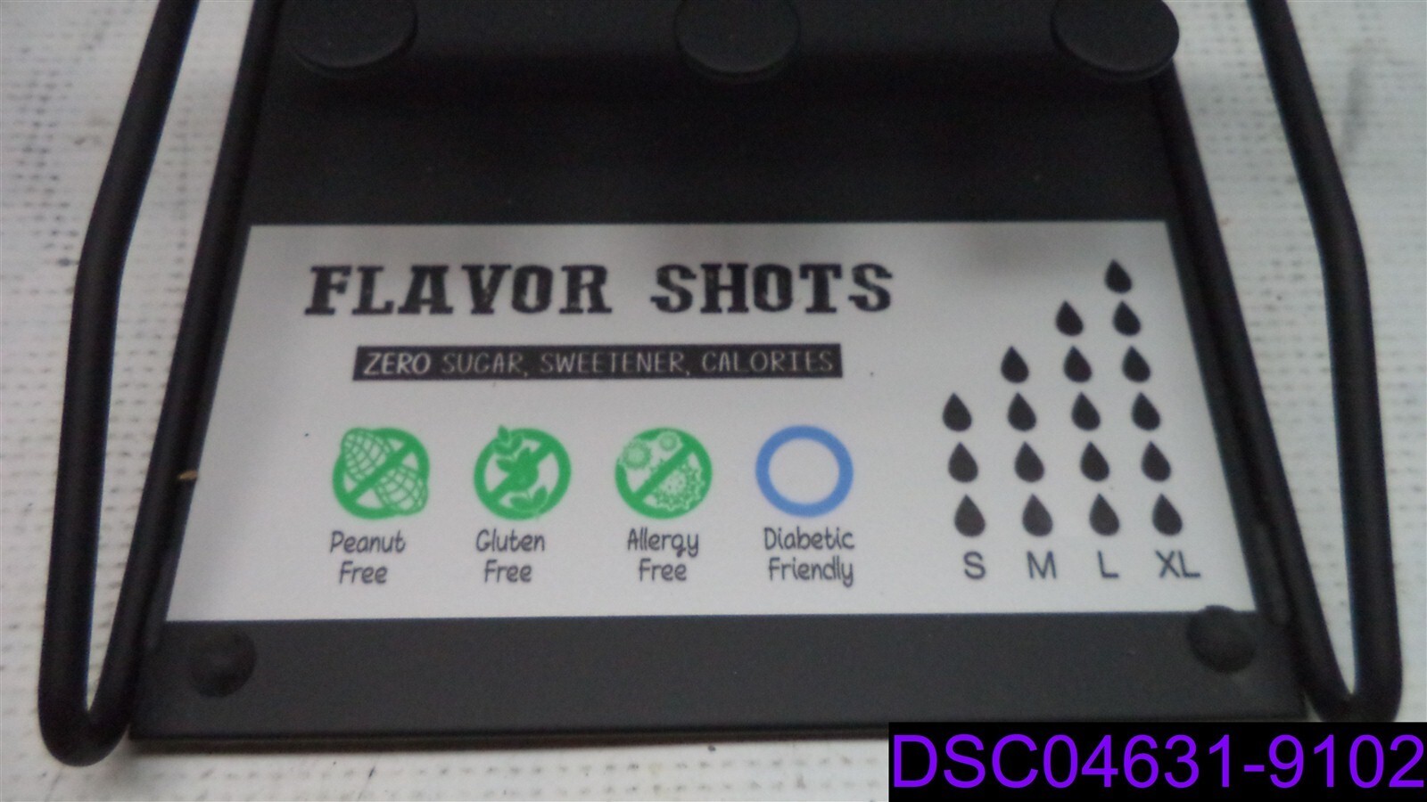 Zavida Coffee Roasters 6 Bottle Floating Flavor Shots Stand P/N A03774