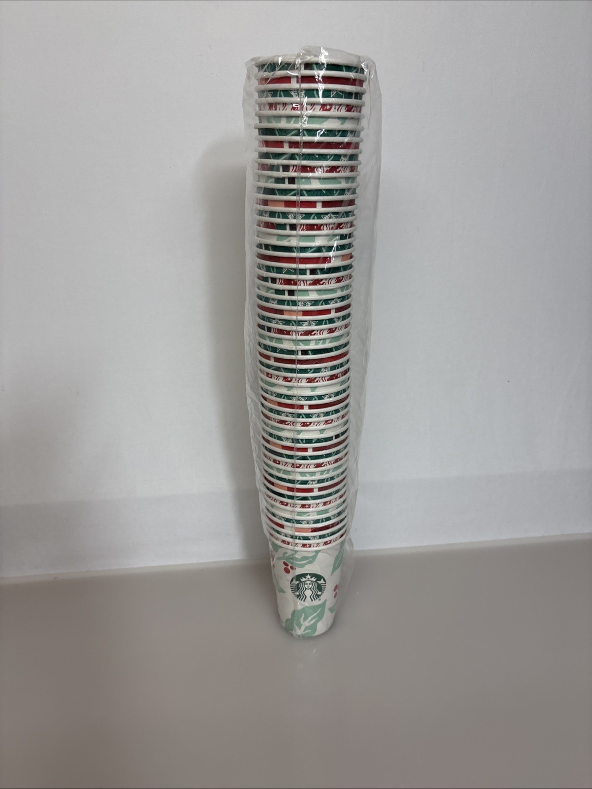 Starbucks Coffee Disposable Paper Cups Qty 50 12oz Holiday Cups (NO LIDS)