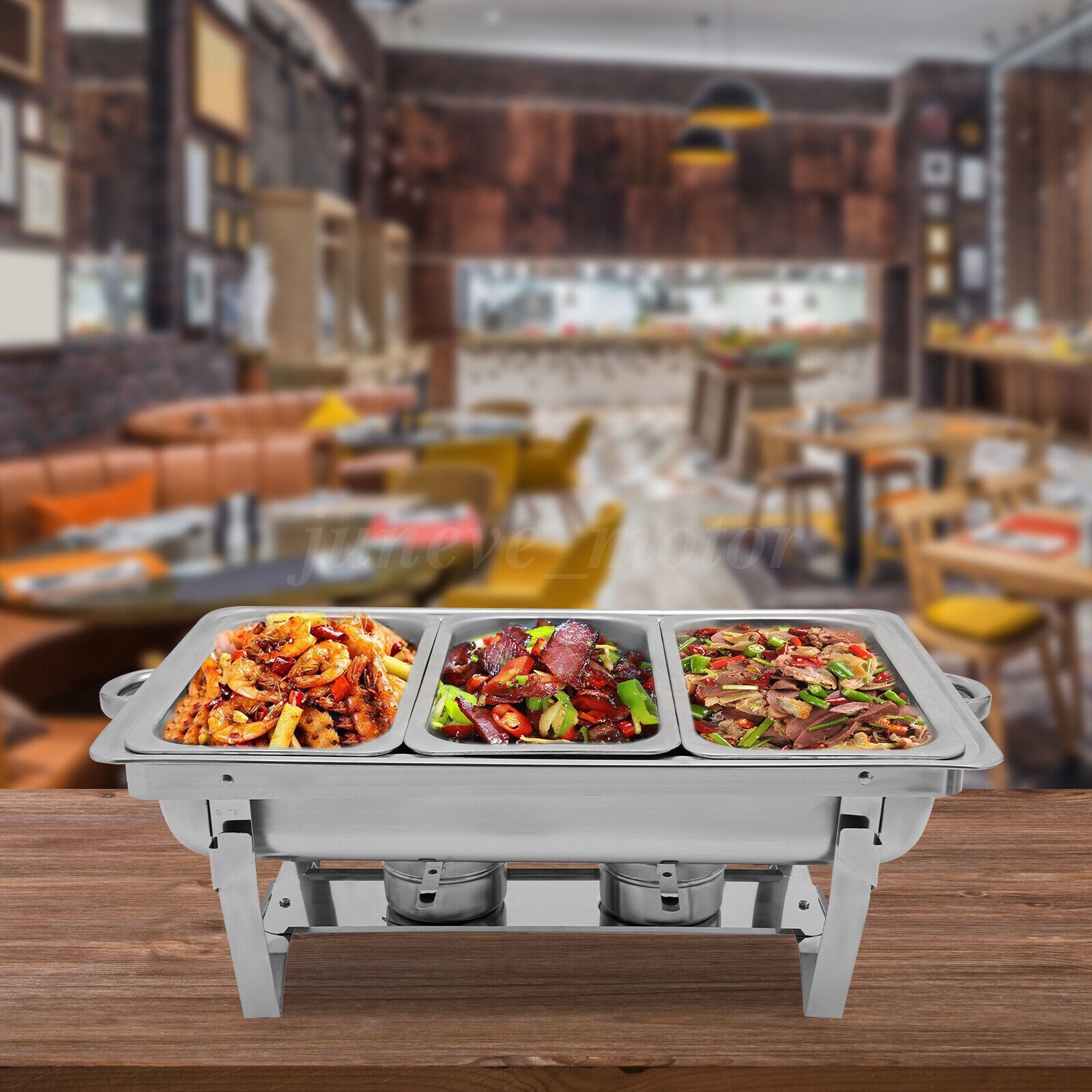 6/8/10X 9Qt Chafing Dish Buffet Set 316 Stainless Steel Chafer for Catering full
