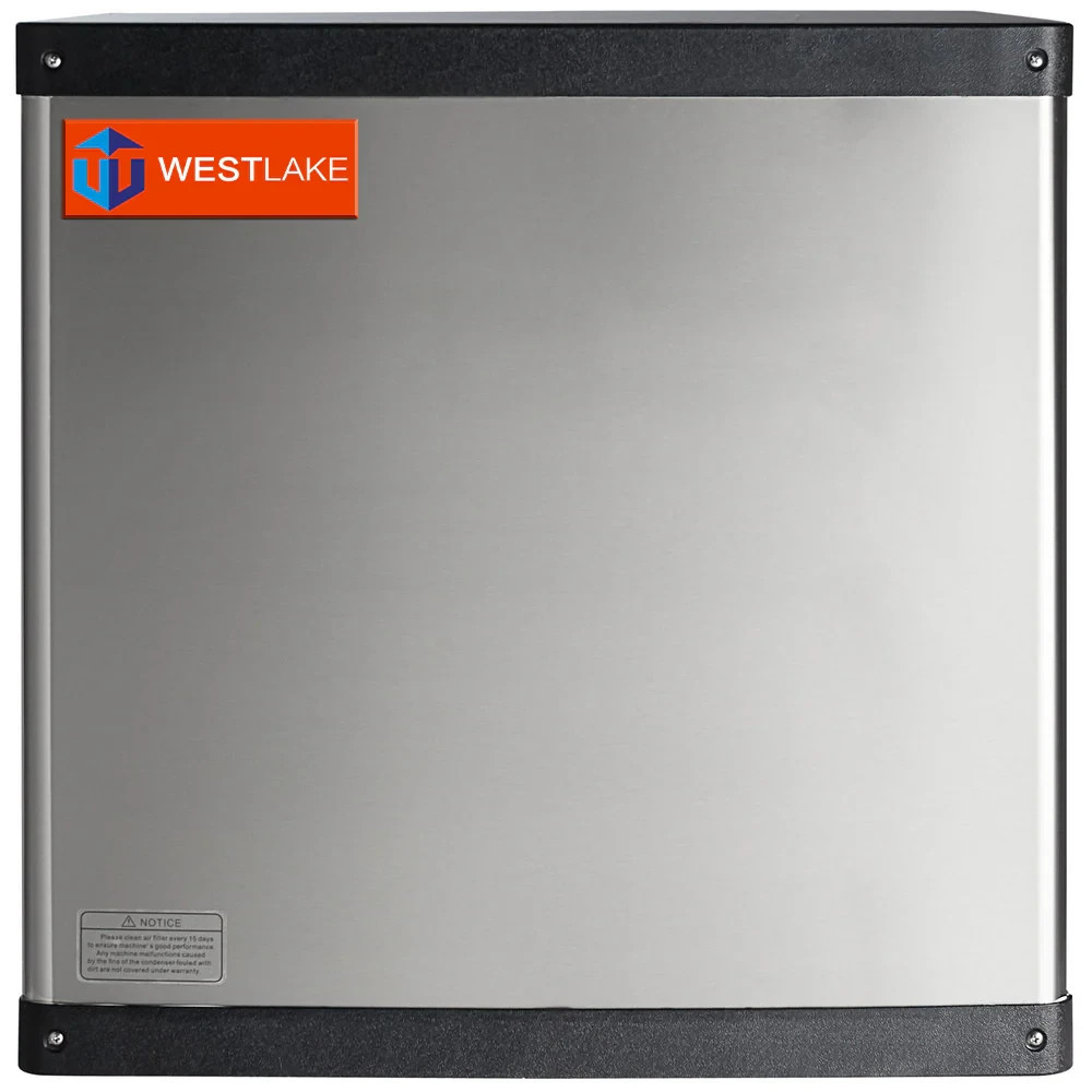 WESTLAKE 350 lbs/24H Commercial Ice Maker Machine Head Stainless Steel Full Cube