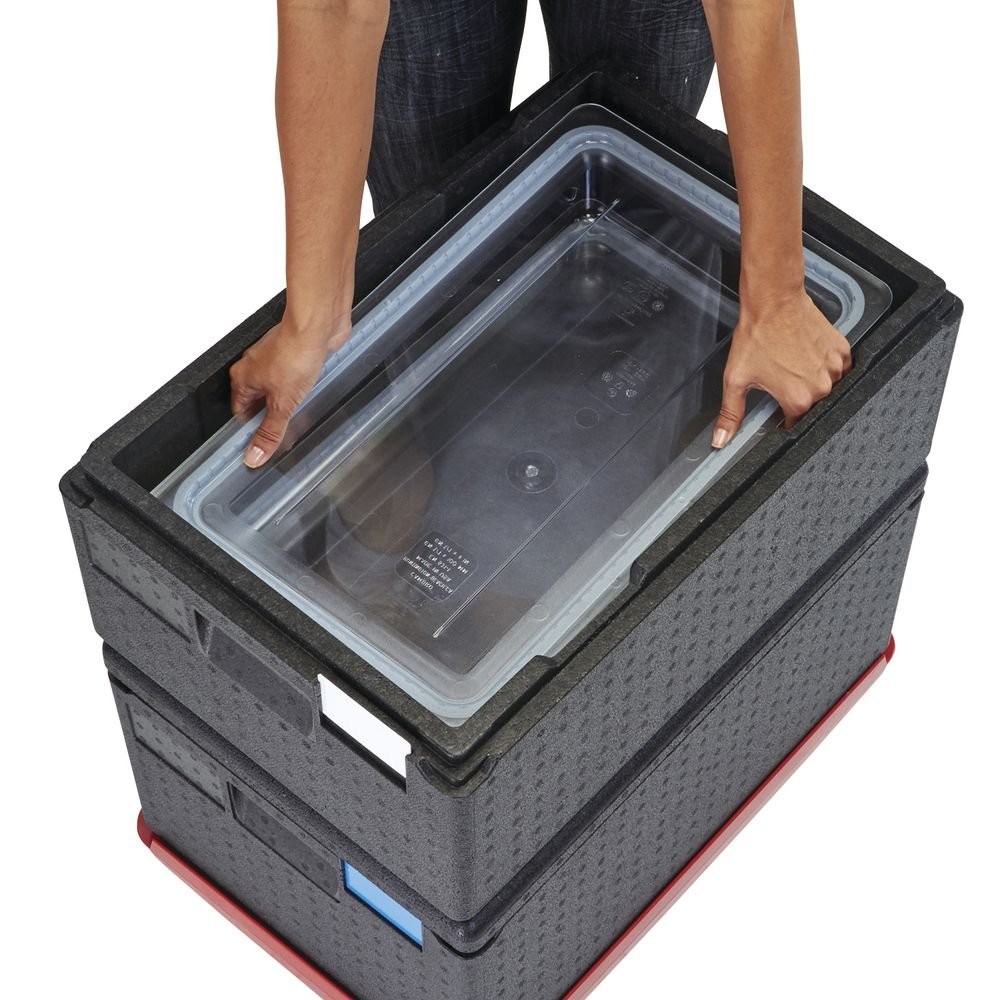 Cambro EPP180SW110 Black Cam Go Box Top Loading Catering Box Case of 1