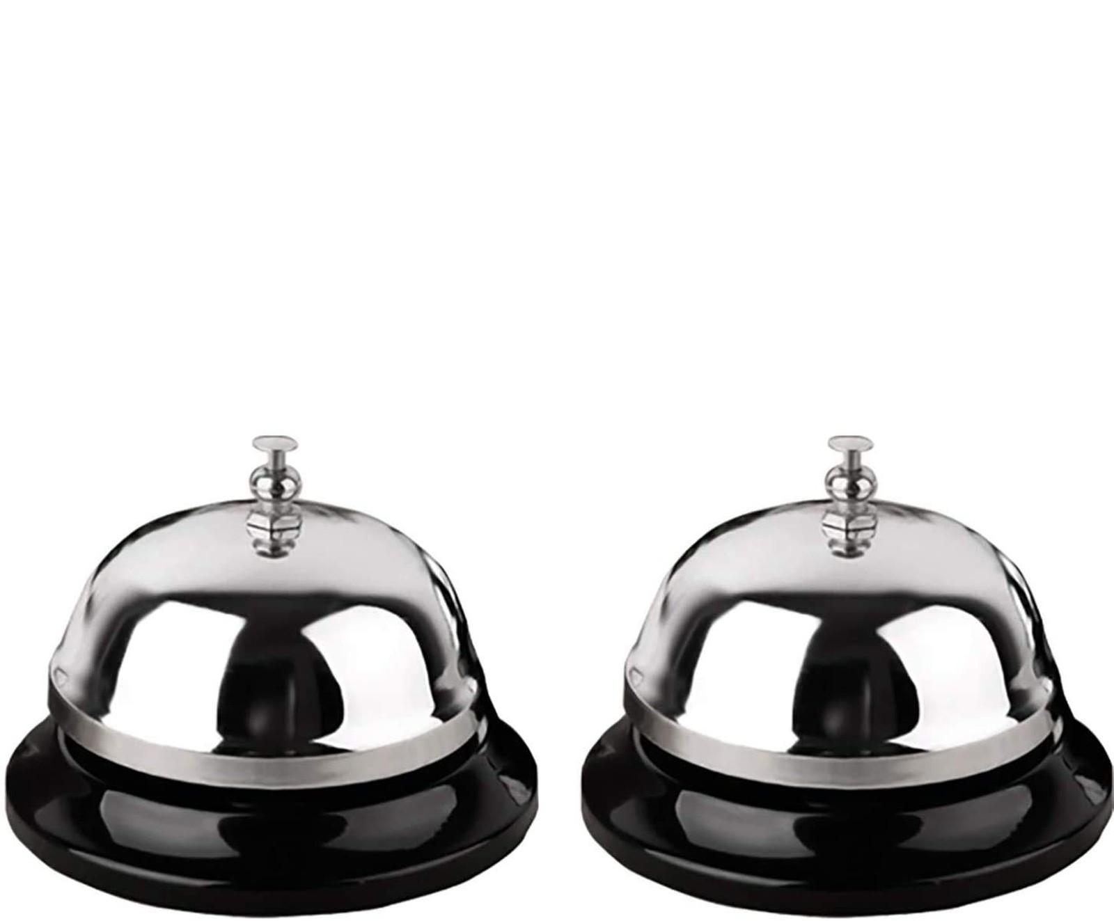 HeeYaa Call Bell 2 Packs 3.3 Inch Diameter with Metal Anti-Rust Construction,…