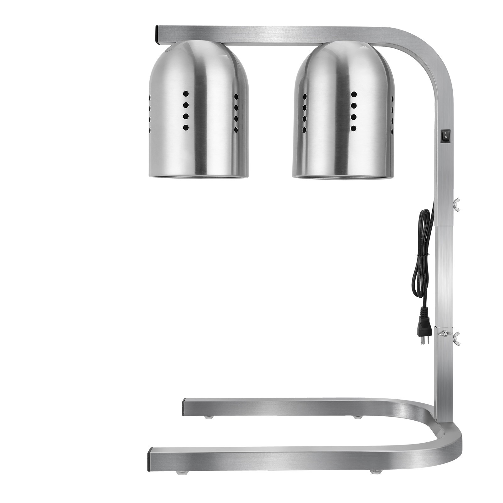 Commercial Food Heat Lamp with 500W Bulbs for Food Restaurant Kitchen