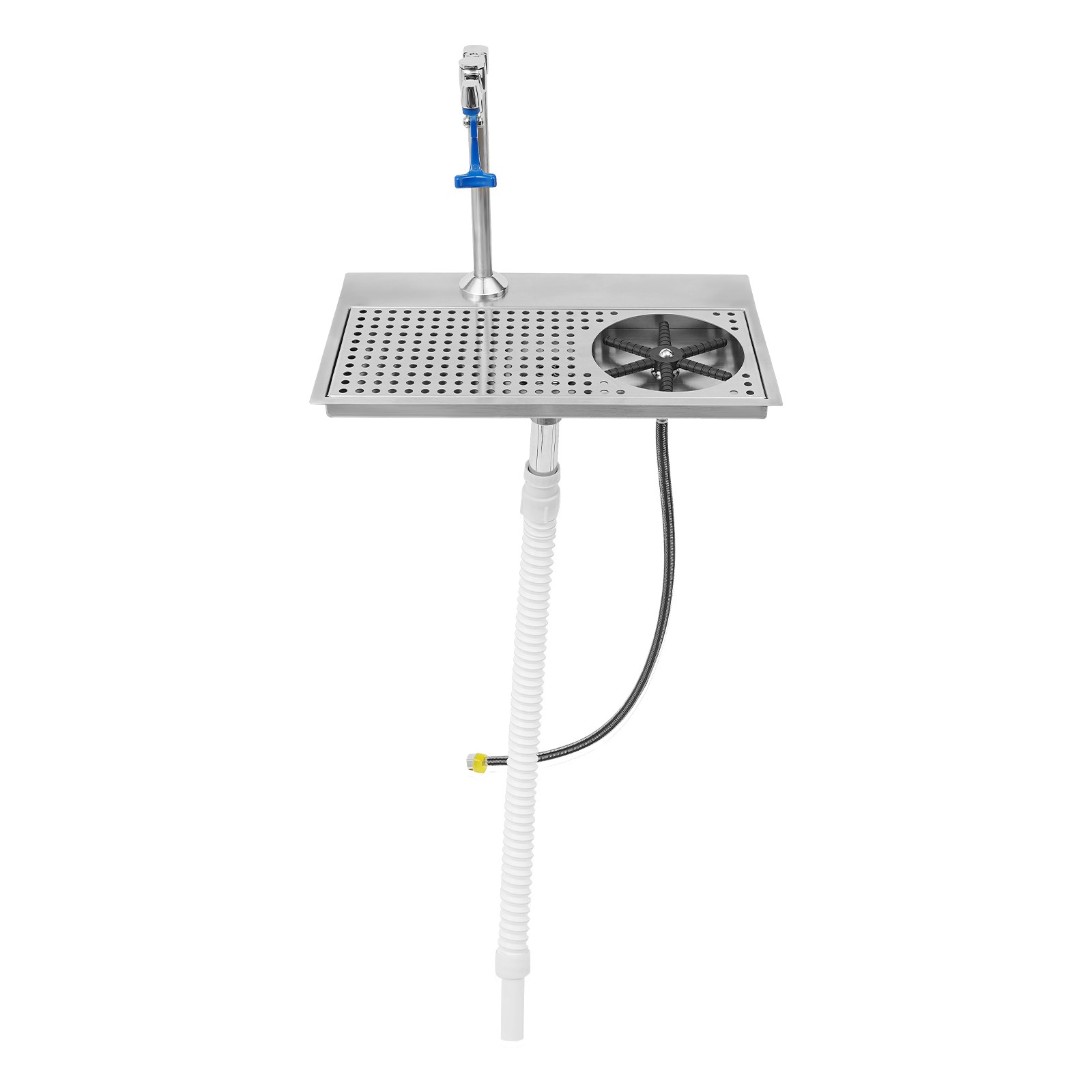 Cup Washer Cafe Hotel Restaurant Commercial Cup Wash Cleaning Rinser W/ Faucet