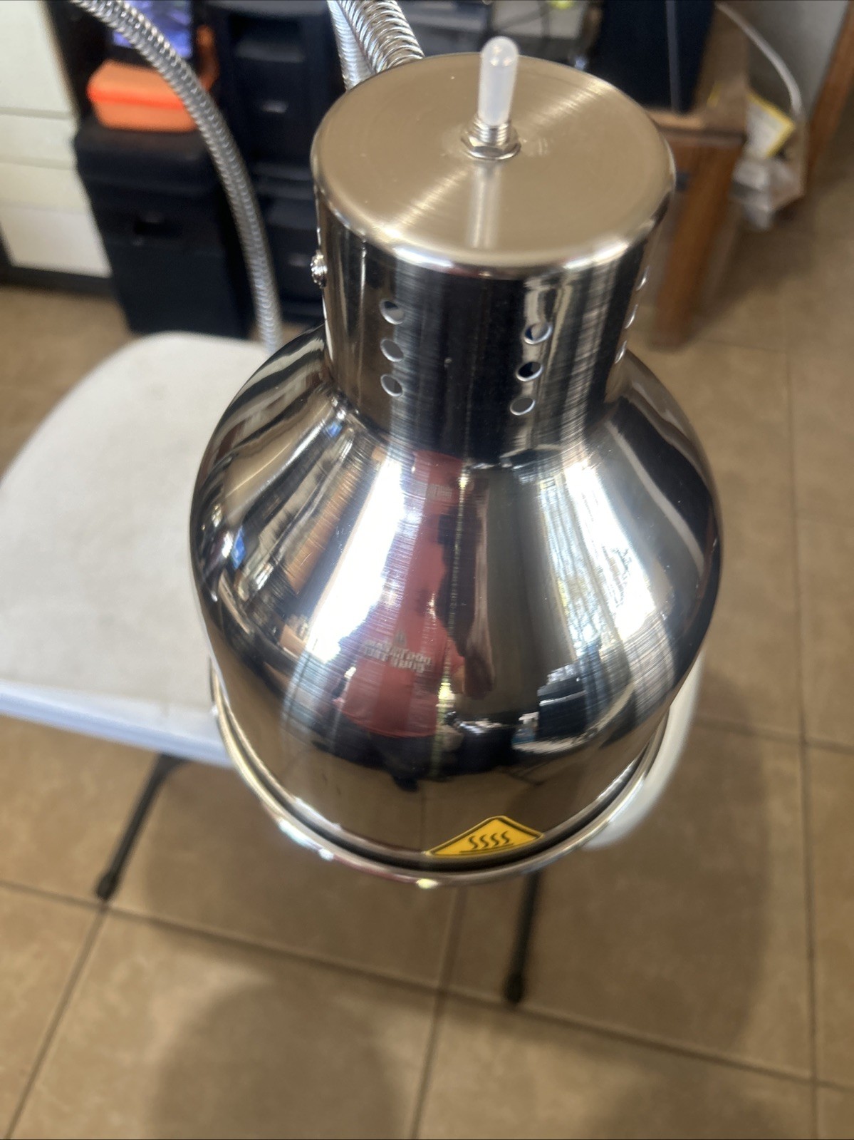 PYY Food Heat Lamp, Commercial Food Warmer, 2-Head Food Warming Light, 500W P…
