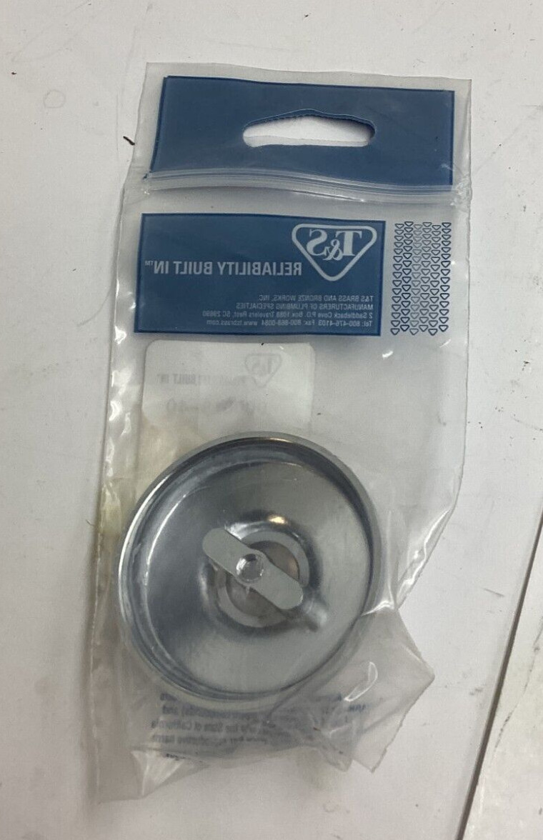(QTY 5) T&S 000019-40 Brass Spray Valve Cup Polished Chrome Plated Brass