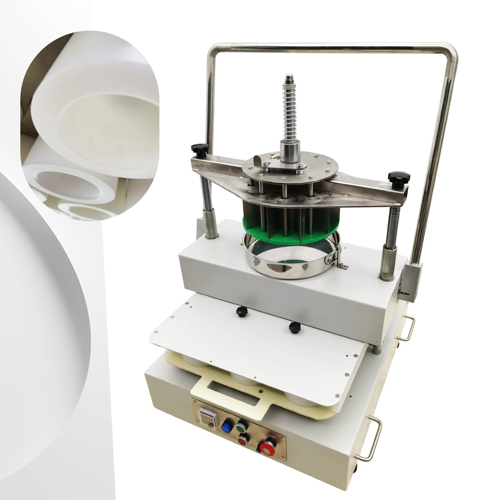 Semi Automatic 14 piece Dough Cutting and Rolling Machine 100-180g Bakery Dough