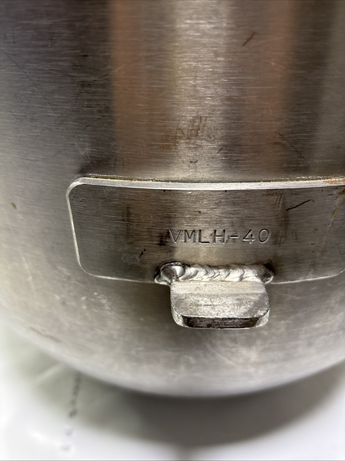 Hobart VMLH-40 Genuine 40 Quarts Stainless Steel Commercial Mixing Bowl