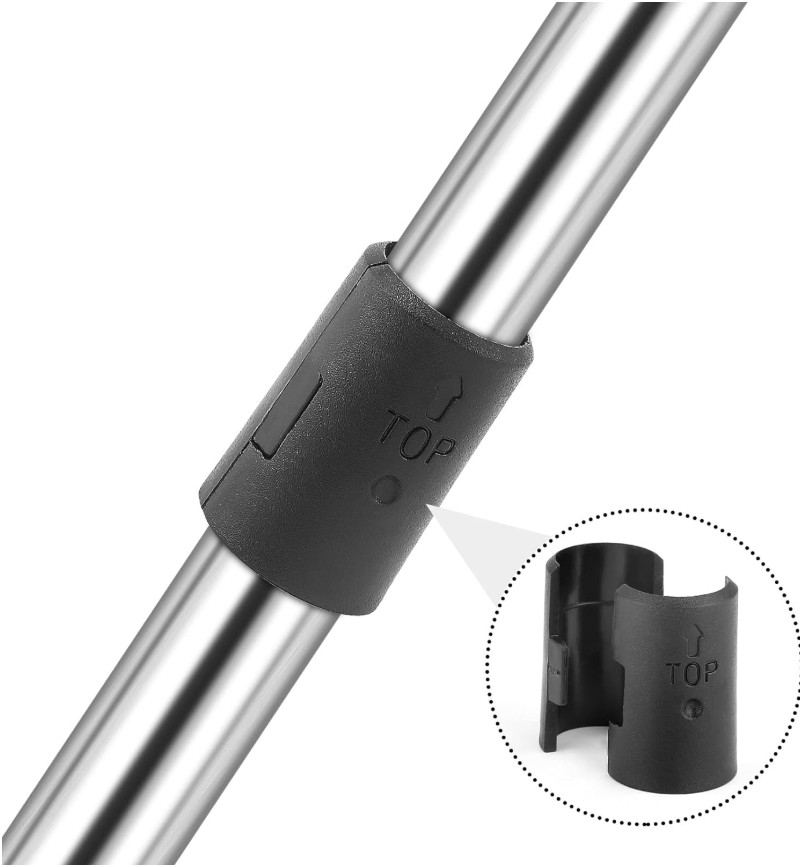52 Pack Wire Shelving Shelf Lock Clips for 3/4″ Post, Wire Shelf Clips Shelvi…