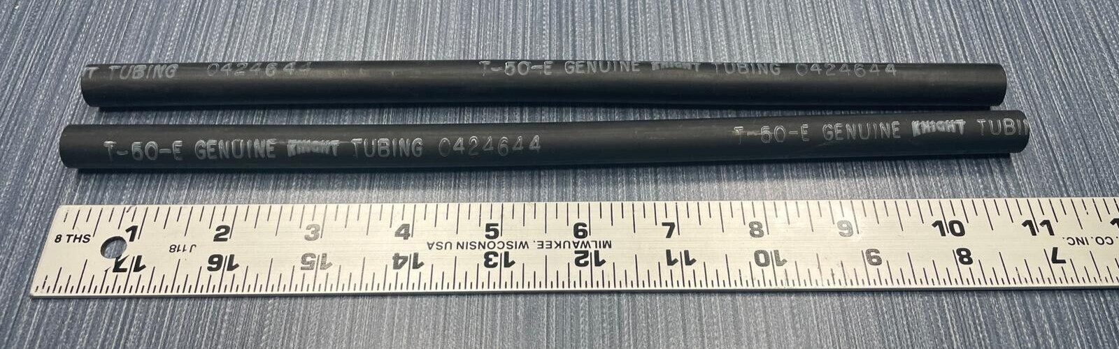 2x Knight T-50-E Squeeze T-50E, 11″ Cut 1/4″ ID 0424644 Chemical Supply Tube