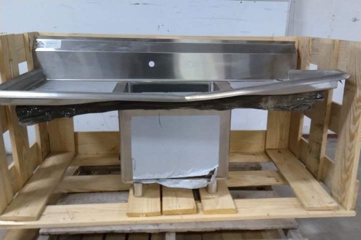 Advance Tabco FC-1-1818-18RL-X 18×18 In Bowl Size Stainless Steel Scullery Sink