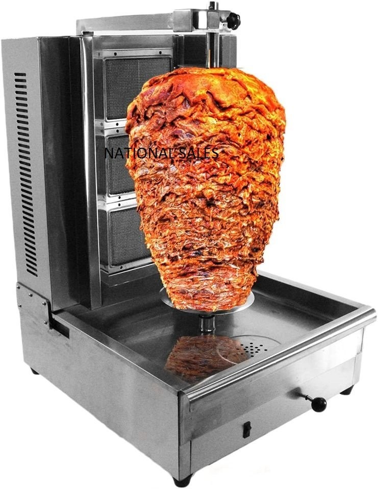 3 Burners Shawarma Machine Commercial Chicken Shawarma Machine Gyro Grill Rot…