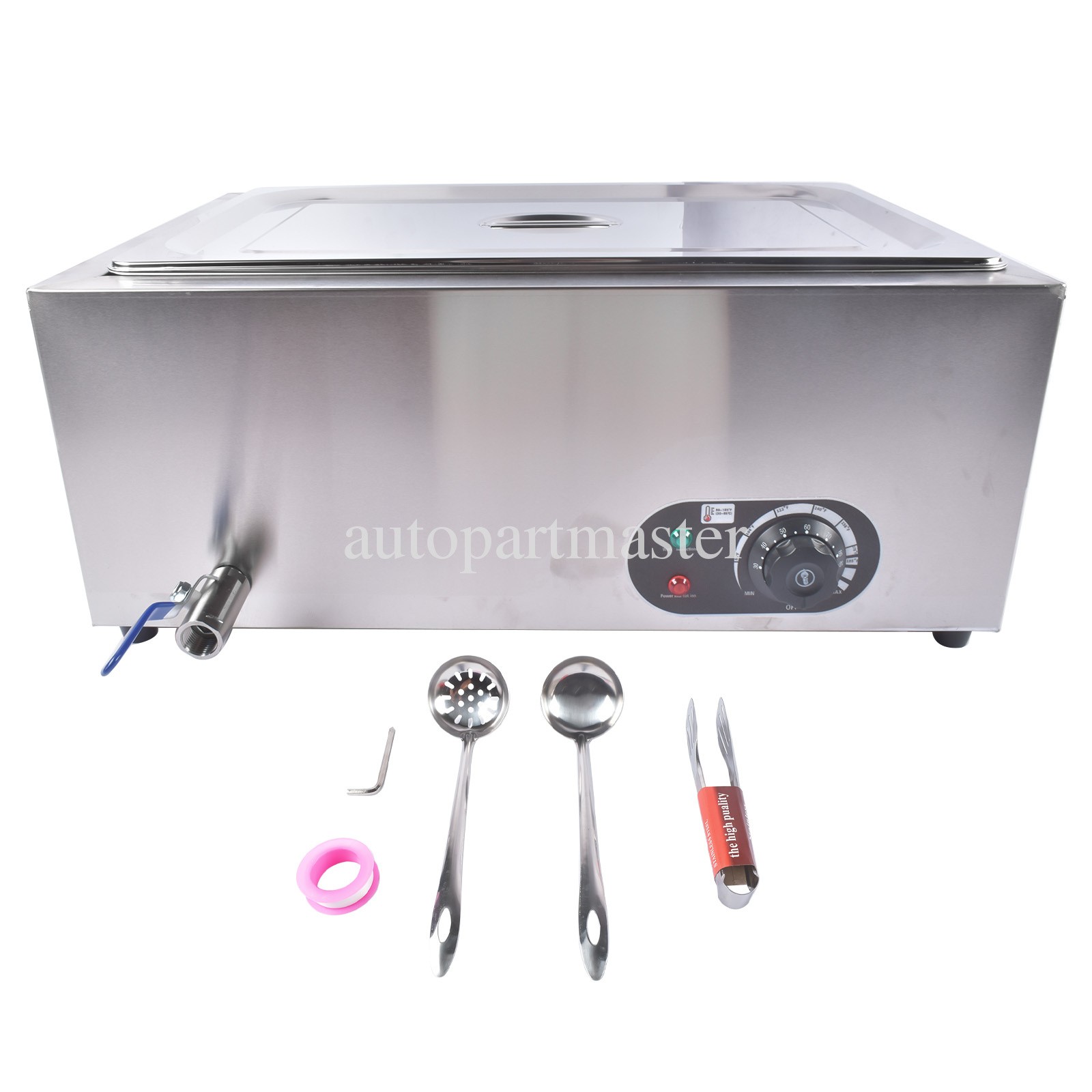 Catering Food Warmers Steam Table Food Warmer 1200W 1 / 2 / 3 / 4 / 5 / 6 Pan
