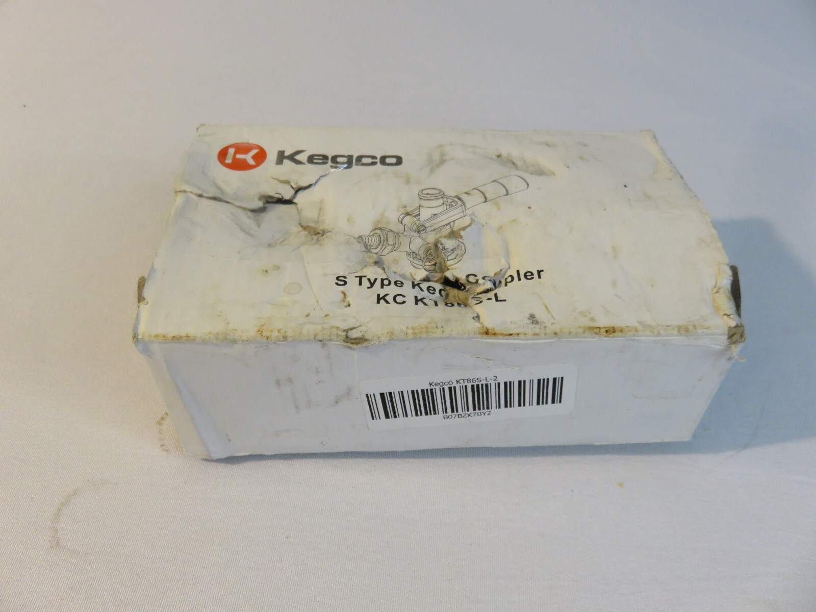 Kegco KC KT86S-L Keg Tap Coupler, Black, new in box