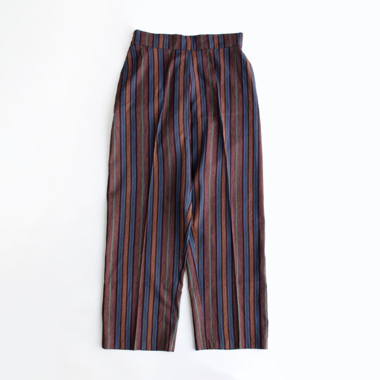[PUEBCO] Cotton Stripe Regular Pants (3 colors)