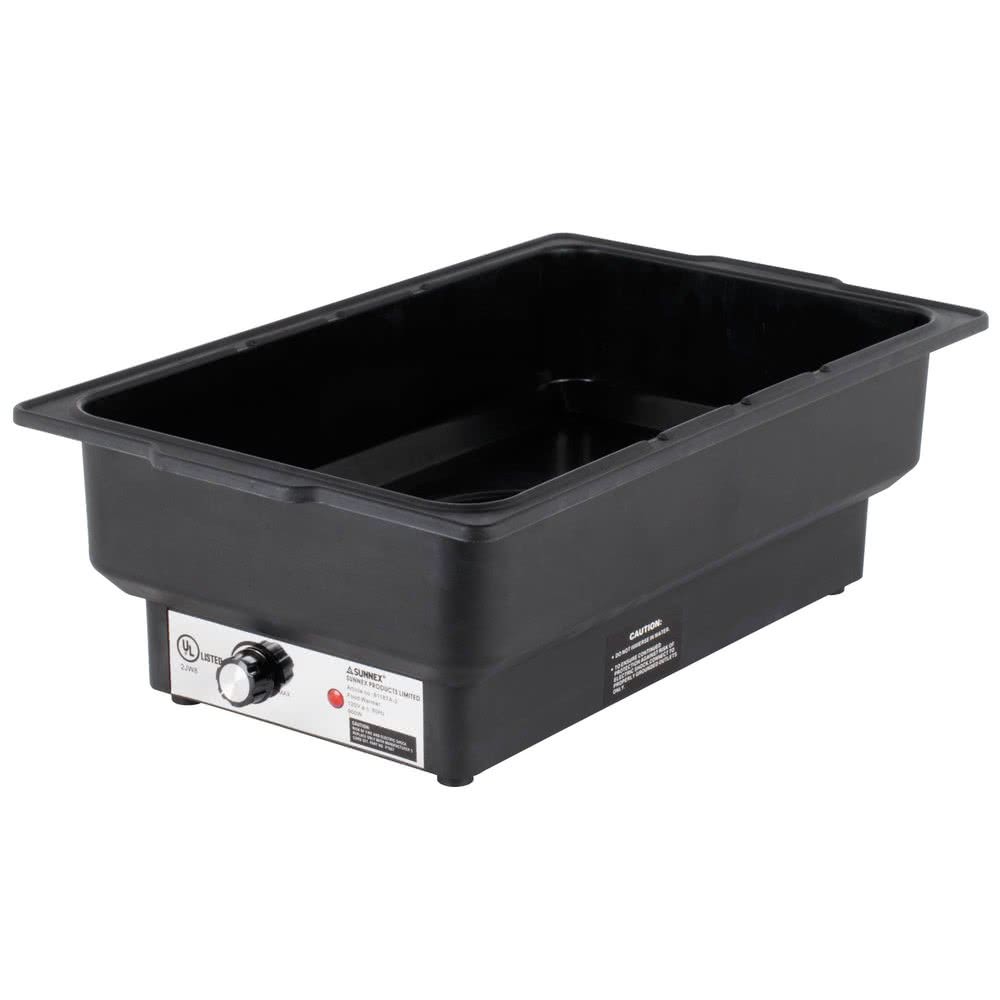 2 PACK Electric Fuel Chafer Chafing Dish Steam Full Food Water Pan Table Warmer