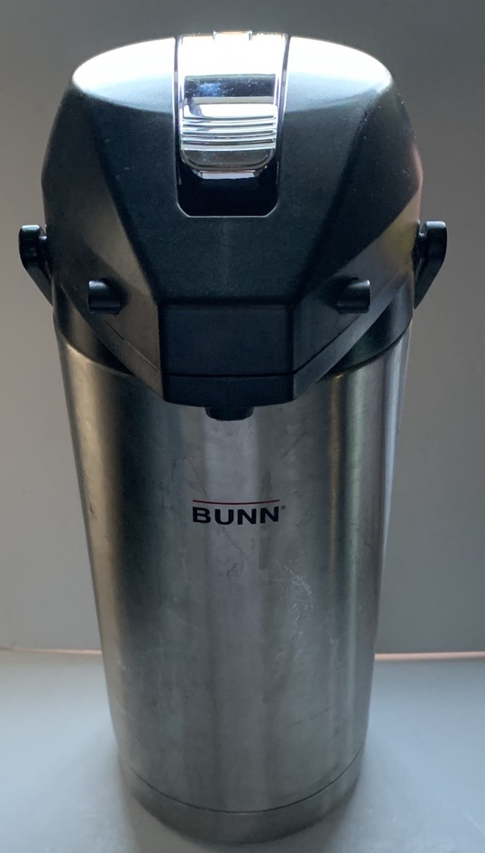 BUNN 1 Gallon (3.8L) Lever Action Airpot Stainless Steel 36725.0000