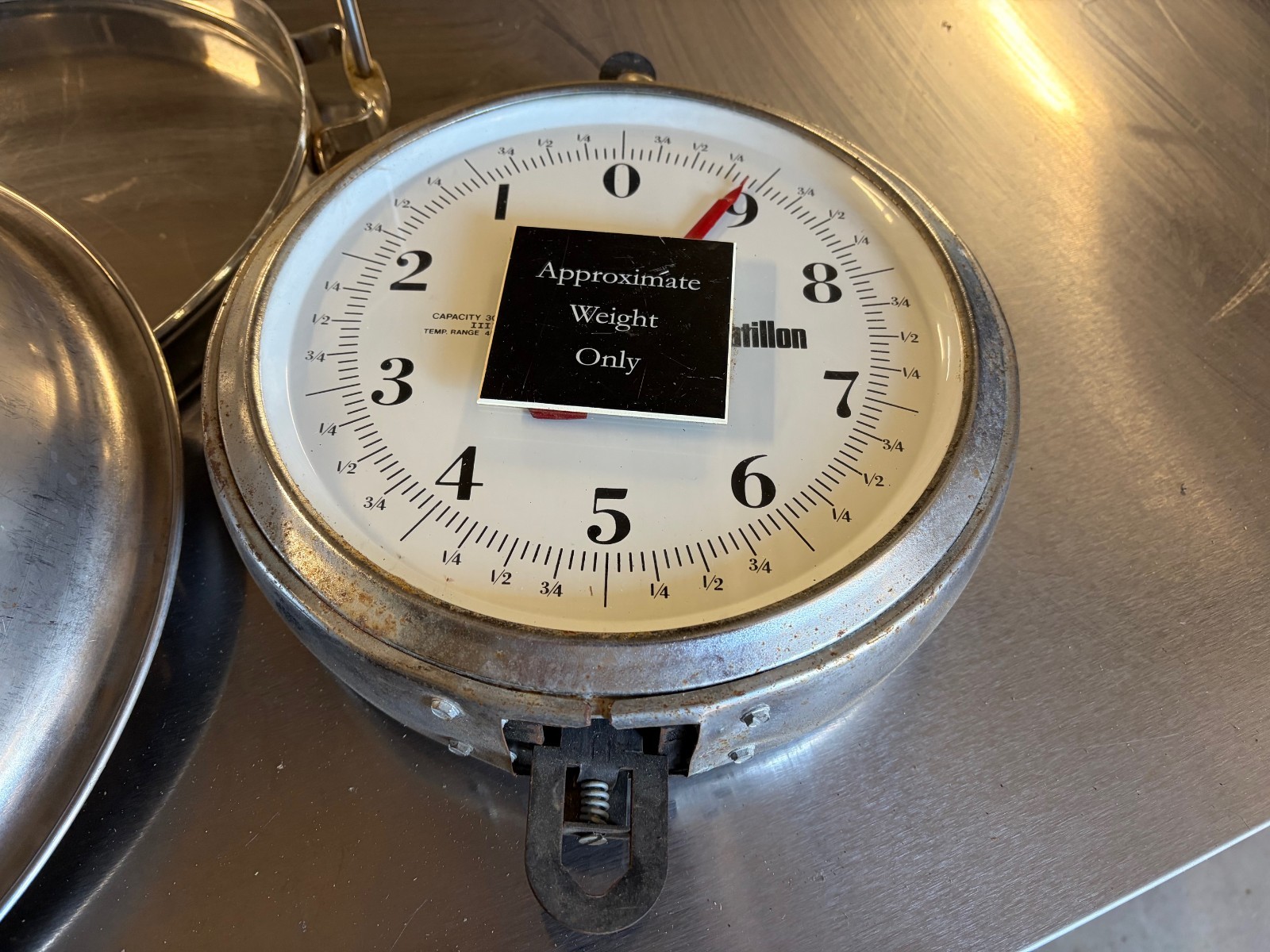 Chatillon 30lb Commercial Hanging Kitchen Produce Feed Hardware Scale