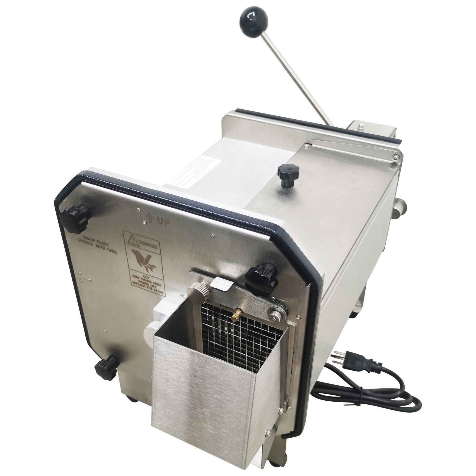 Used 110V Commercial Electric Fruit&Vegetable Dicing Machine Grid knife