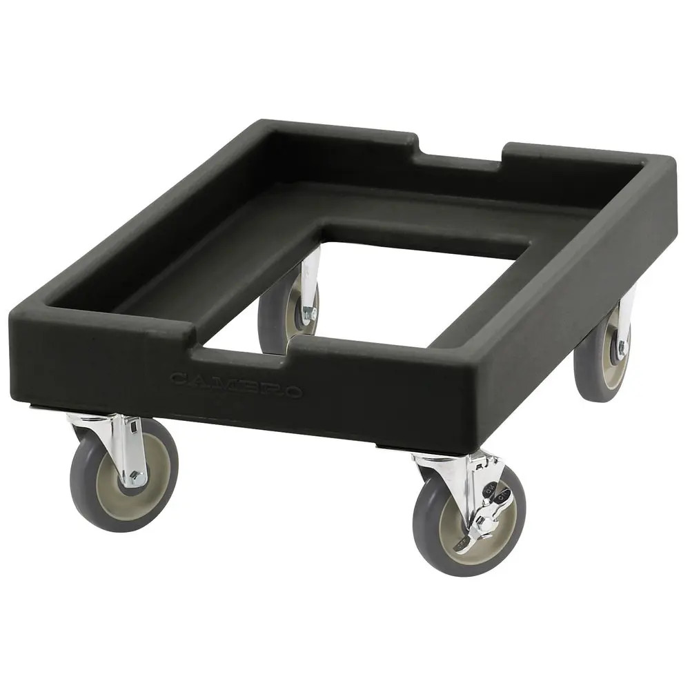 Cambro CD1826PDB615 27″x19″ Charcoal Gray Camdolly Dolly Dough Box 10″ Height