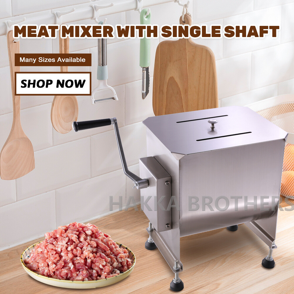 Hakka 45lb/22.5L Capacity Tank Manual Meat Mixer Commercial Kitchen Equipment