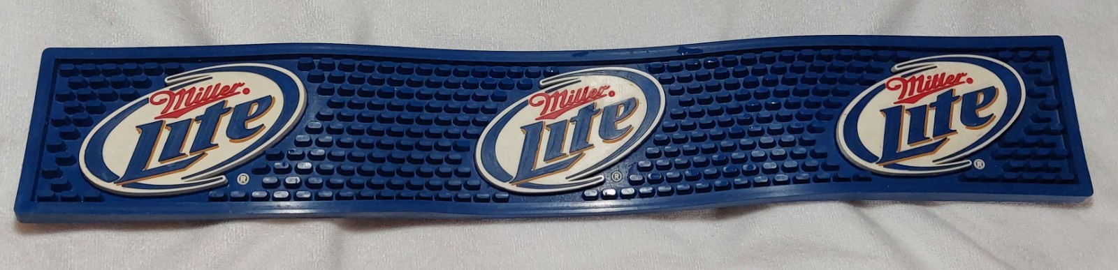 Blue Miller Lite Rubber Bar Mat/Rail Runner 21″X3.5″