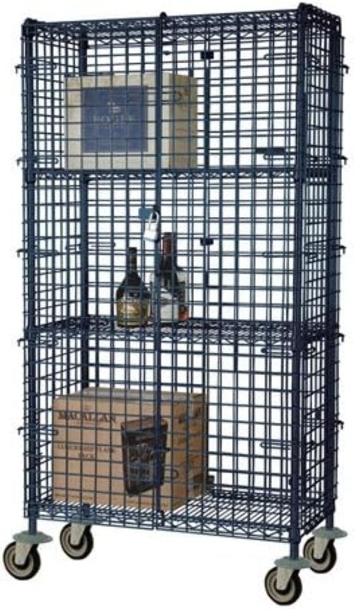 Central Exclusive 24″x36″ Blue Epoxy Security Cage (Security Cage Only)