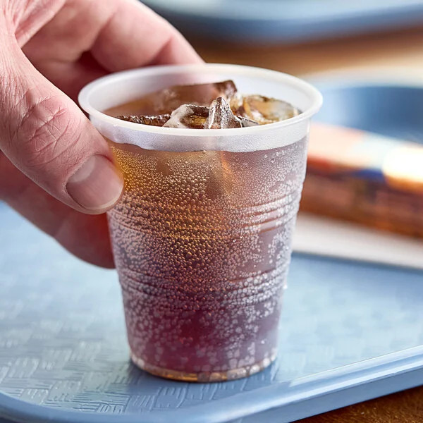 Dart Y7 Conex Galaxy 7 oz. Translucent Plastic Cold Cup – 2,500/Case