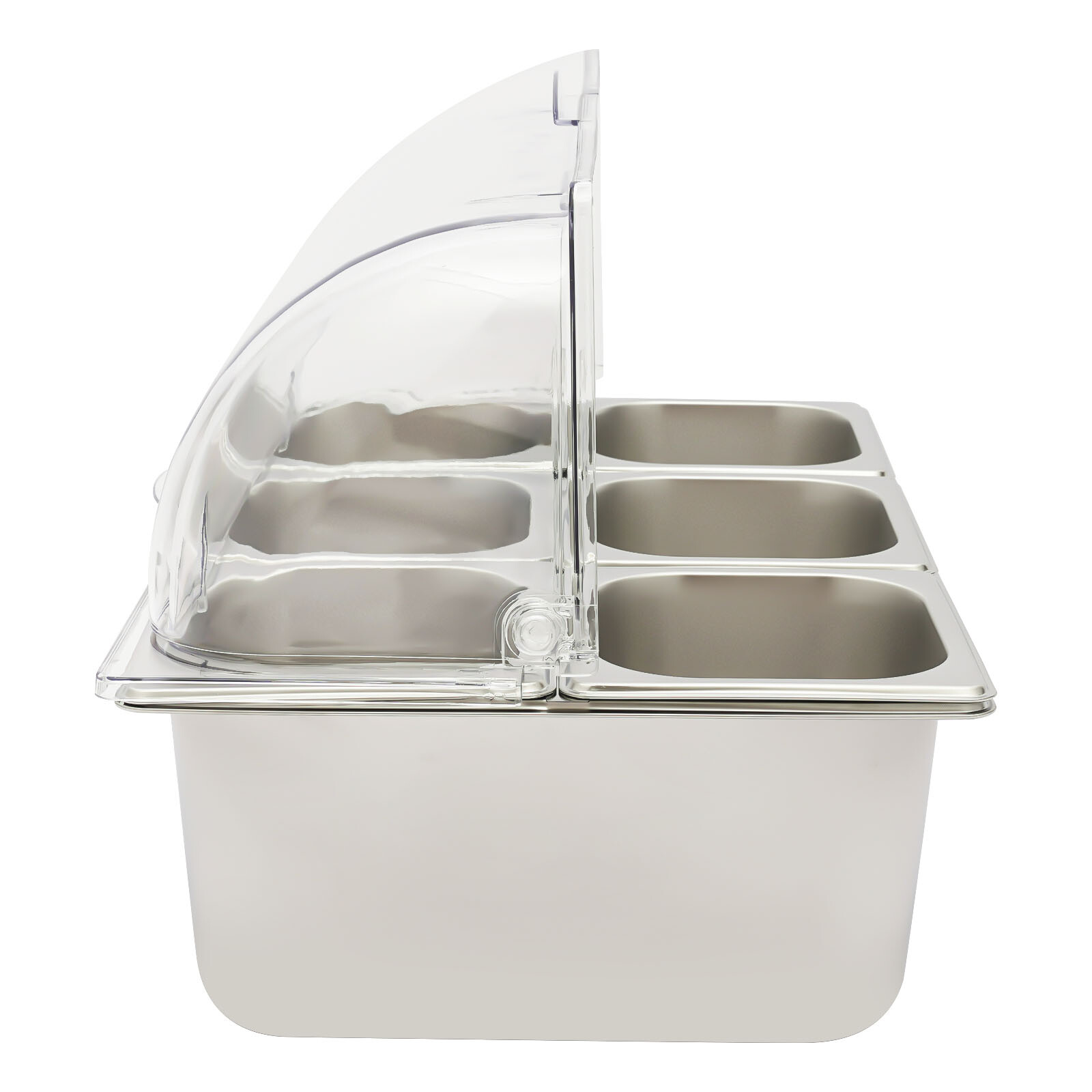 Ice Food Serving Display Tray Buffet Cold Serving Cooler Platter 6 Components