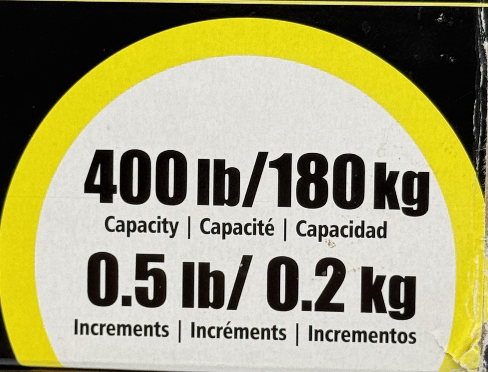 RUBBERMAID Digital Weighing Scale – 400-Lb./180-Kilogram Capacity