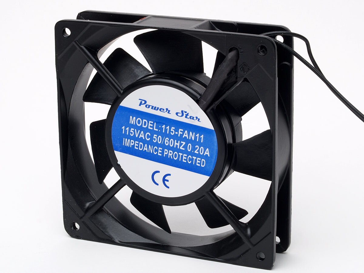 Power Star Fan Axial 115V 4.5″ Inch 120x25mm Metal Case Casing 115 V Volt