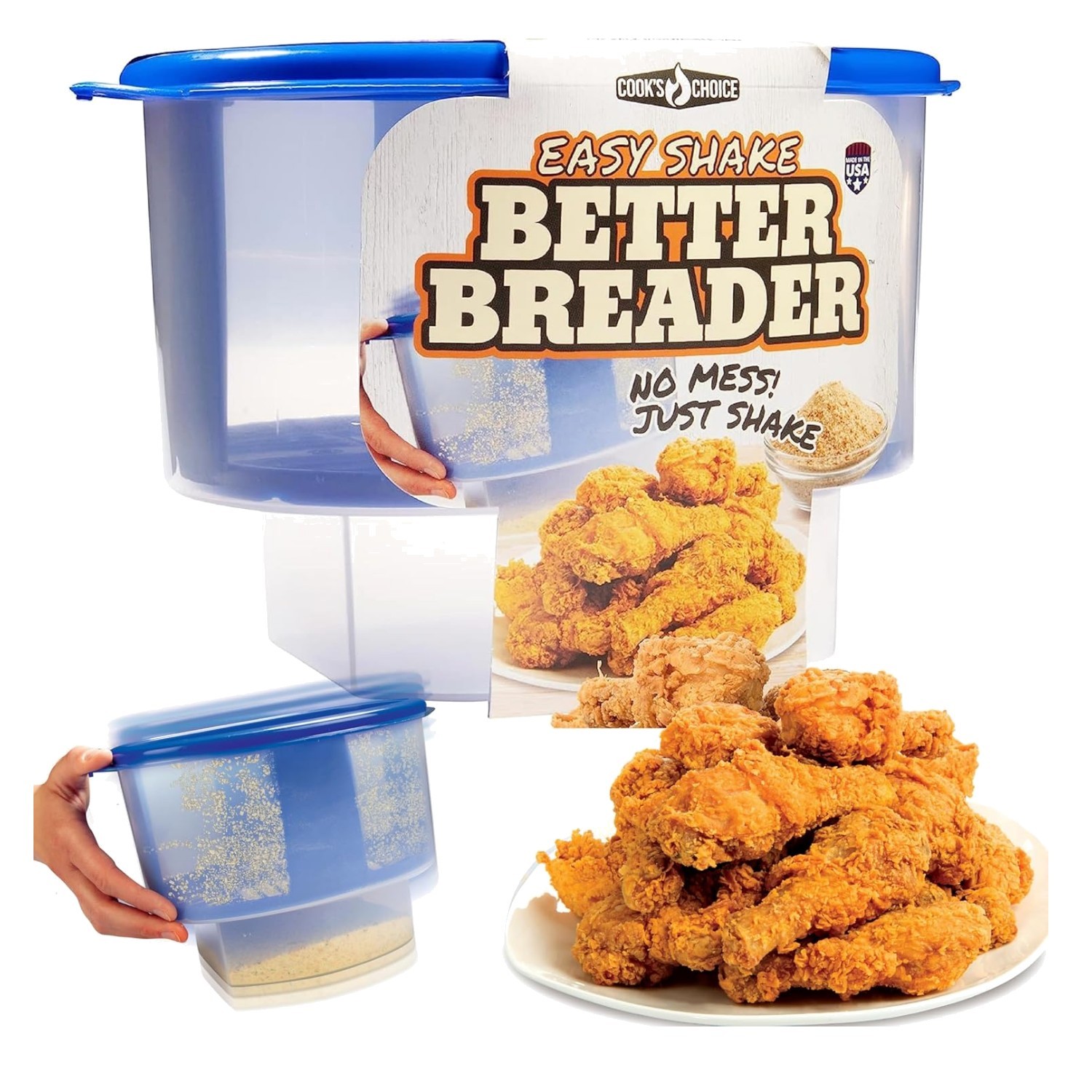 Dishwasher Safe Better Breader Bowl – Effortless Coating for Meats & Veggies