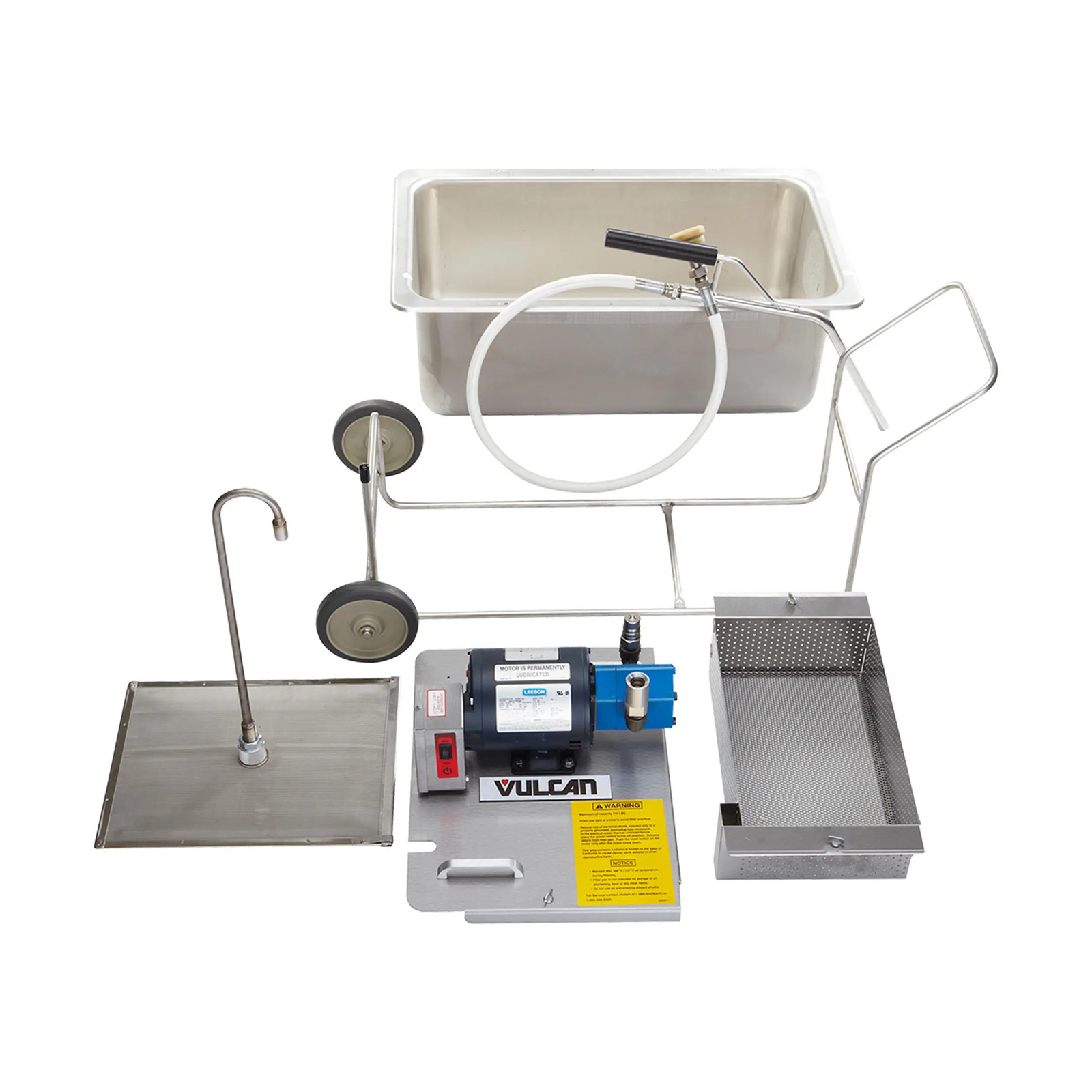 Vulcan MF-1 Mobile Electric Fryer Filter w/ 110 lbs. Capacity