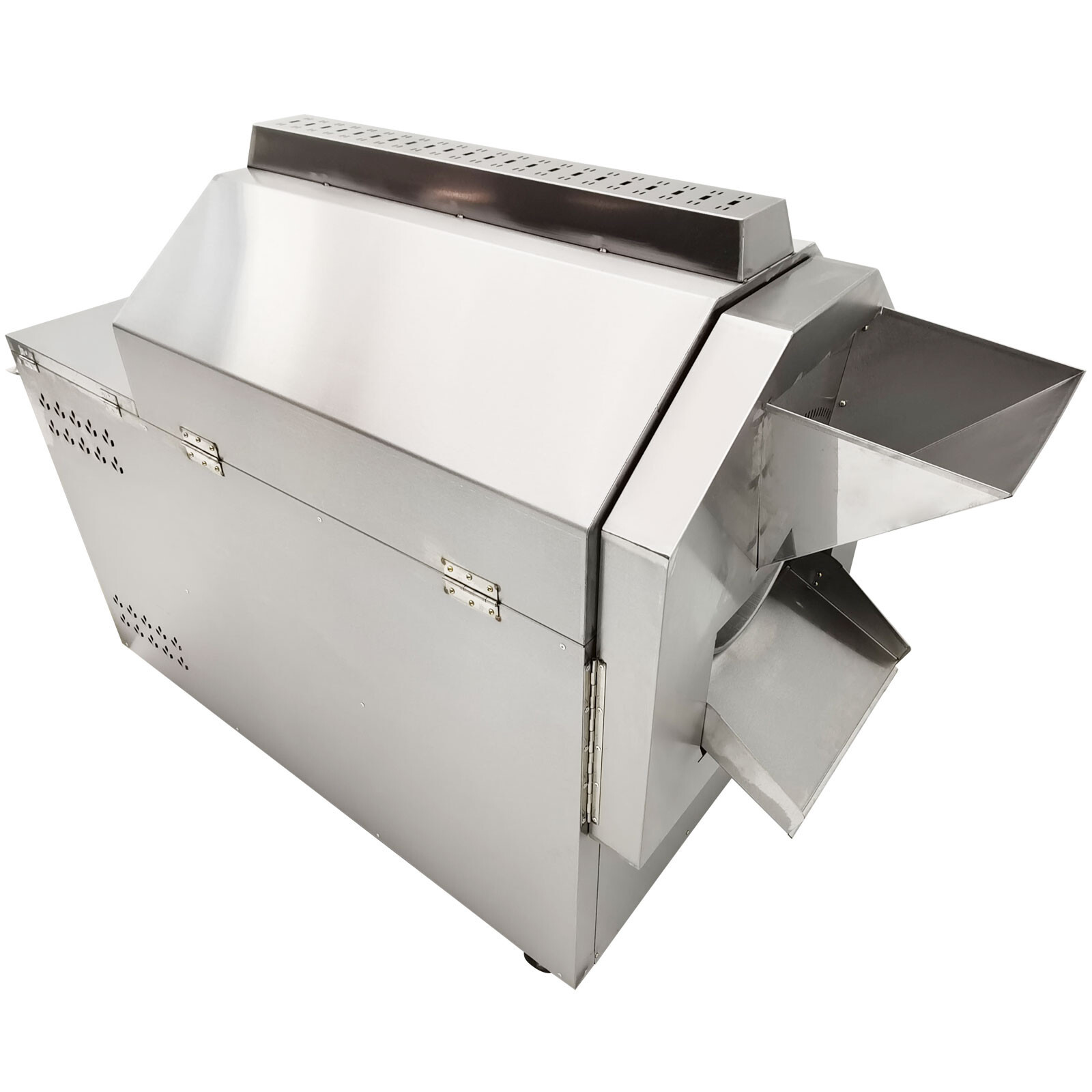 Automatic Commercial Coffee Bean Nut Roaster Roller Roasting Machine 110 LBS