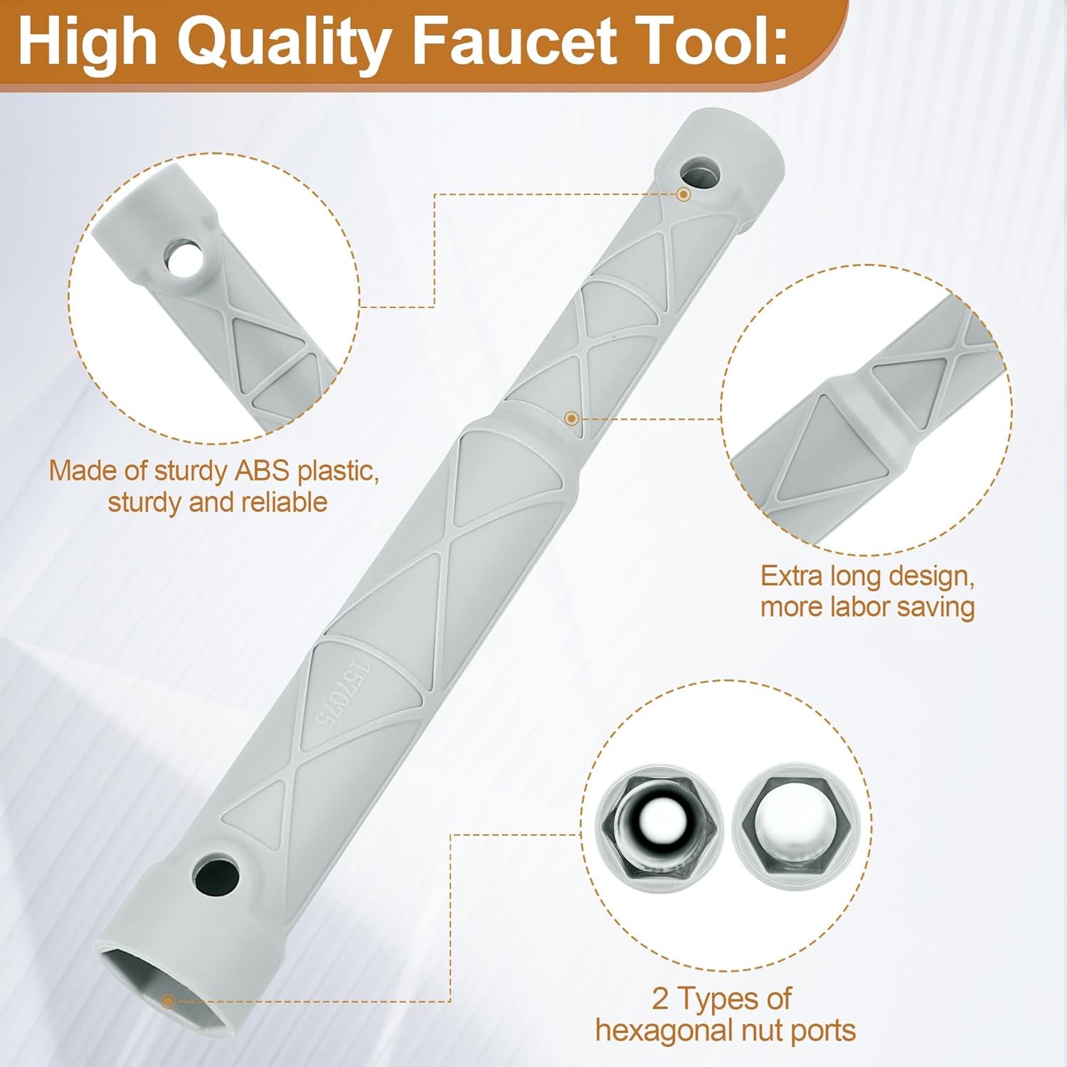 118305 Kitchen Faucet Removal Tool for Moen Sink Faucet, Faucet Wrench Tool Help