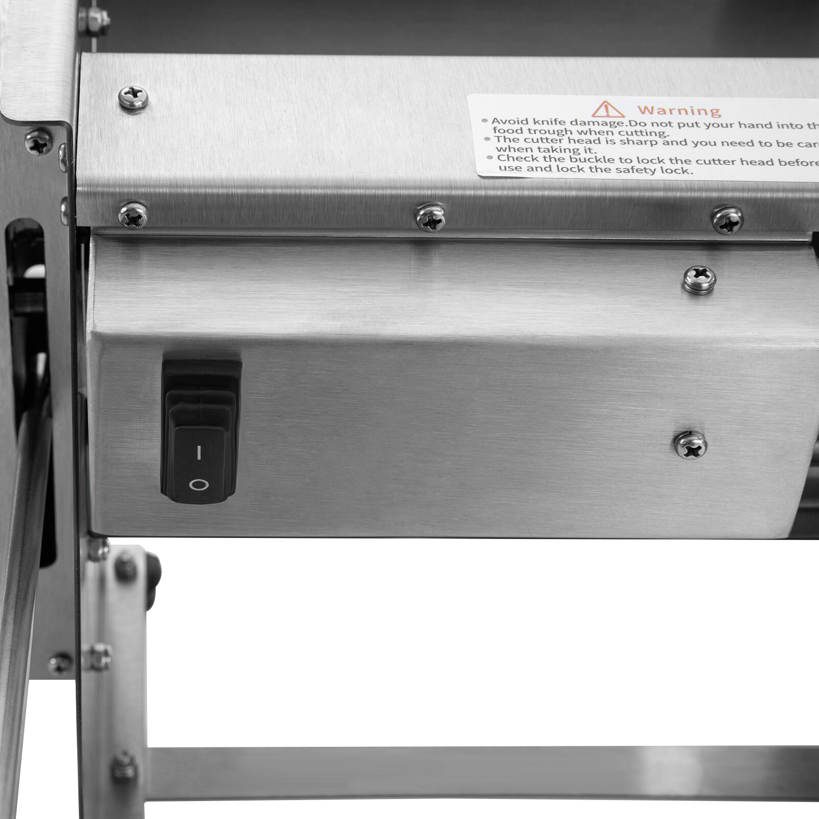 Electric Vegetable Slicer, 0-0.4»Thickness Adjustable Commercial Slicer Machine