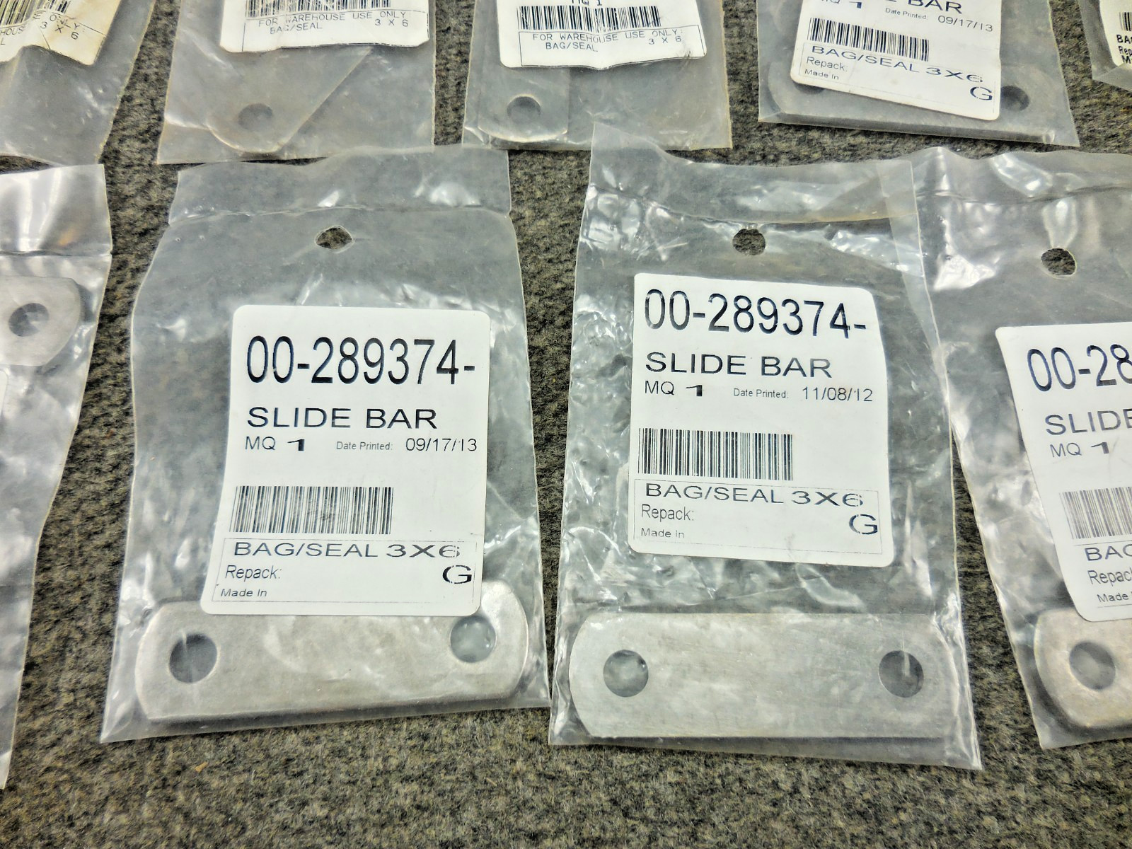 Lot of (9) New Sealed Hobart 00-289374 Slide Bar