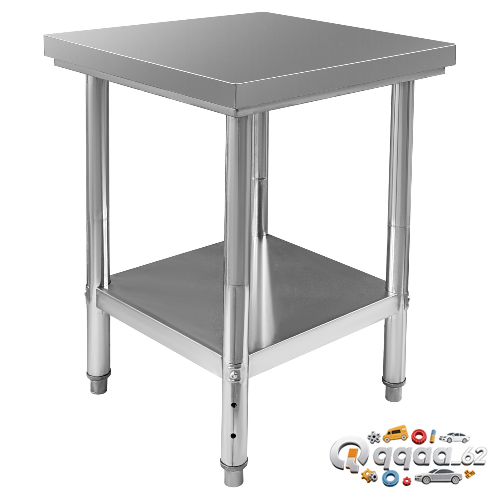 24″x 24″x 32″ New Stainless Steel Commercial Kitchen Prep & Work Table