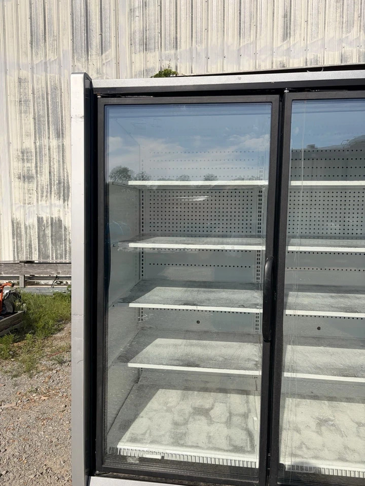 Hussmann RFL4 4 Door Glass Freezer Merchandiser Low Temp Display Case