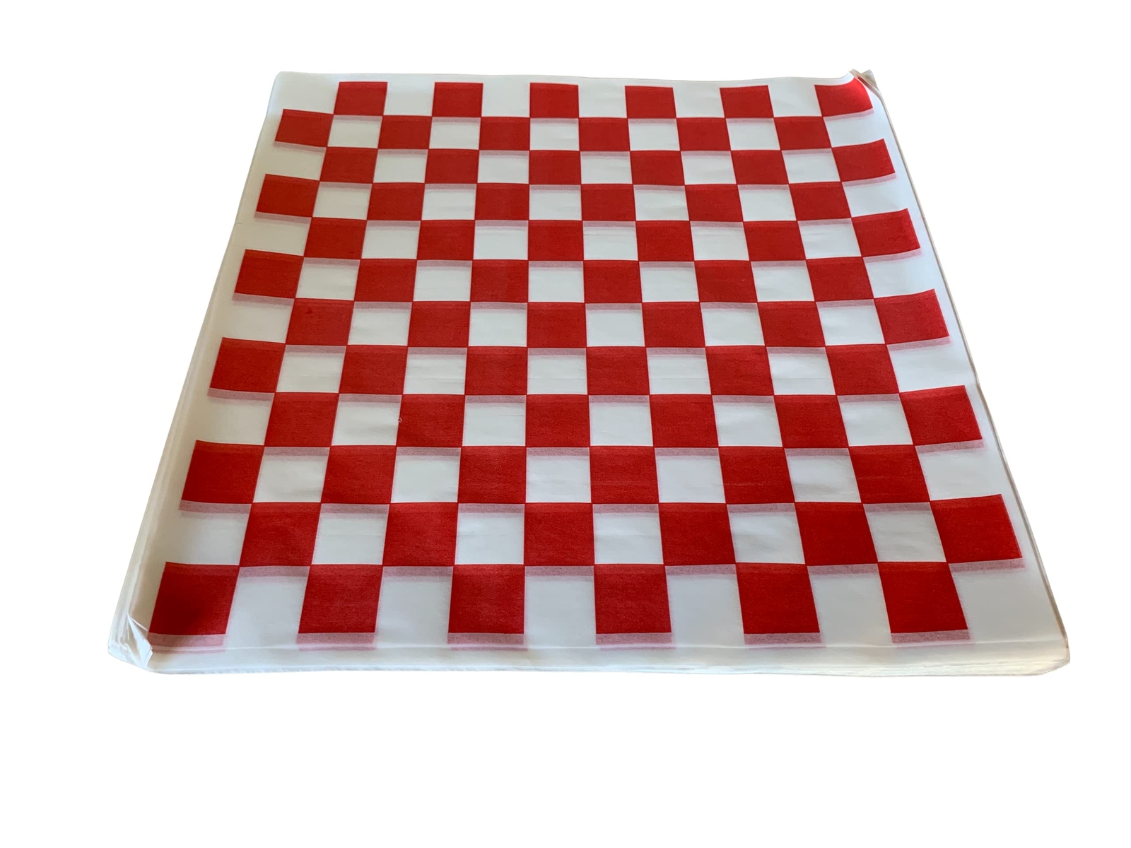 Red Checkered Deli Paper Basket Liner 12×12 Inches 50 Pack Food Service