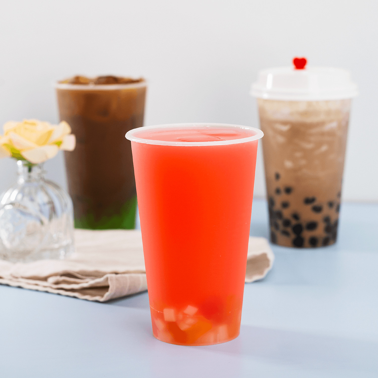 Karat 16oz Tall Premium PP Cup (90mm), Matte – 1,000 ct, C-TPP16M