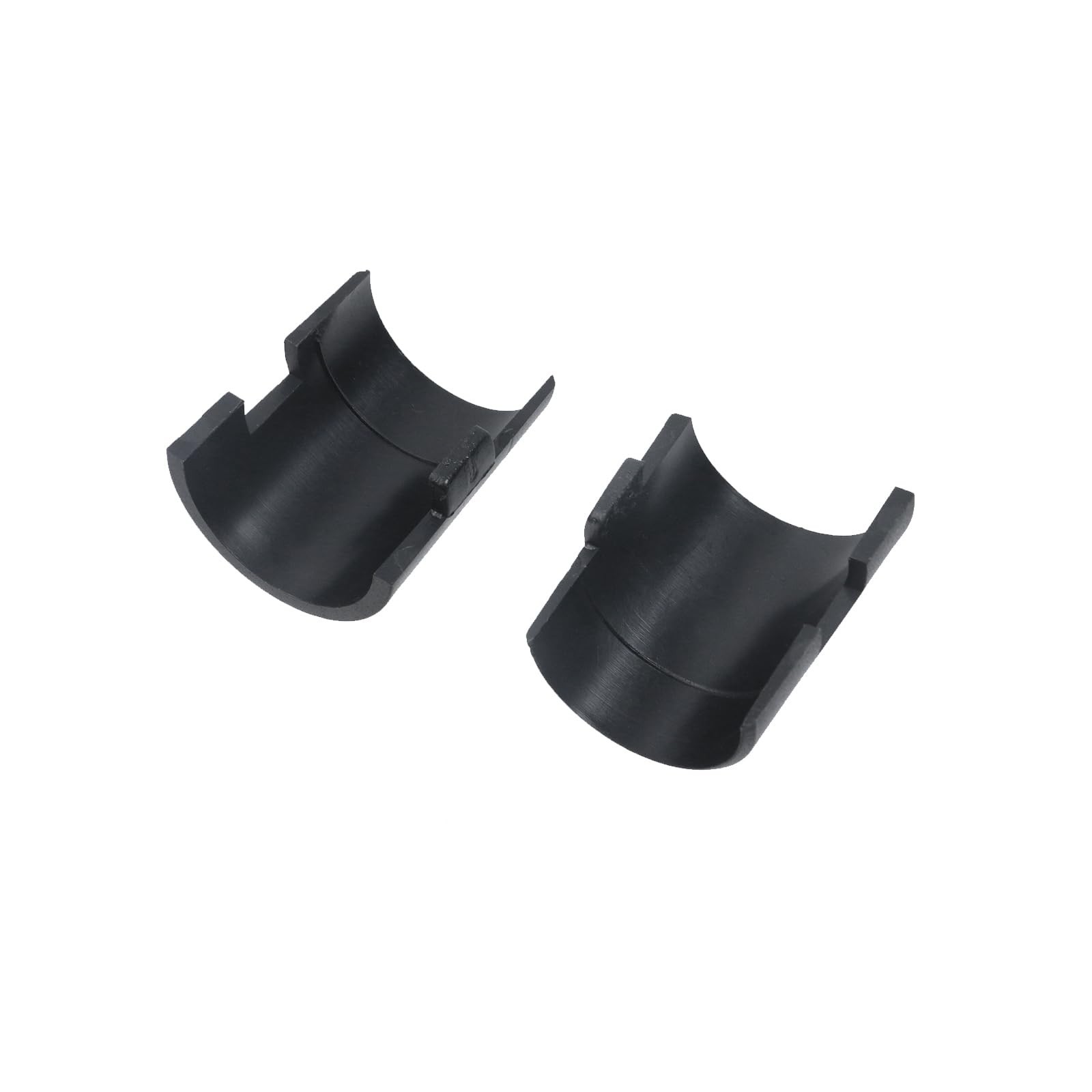 48 Pack Wire Shelf Locking Clips – 1.5 Inch Black Split Sleeve for Metal Racks